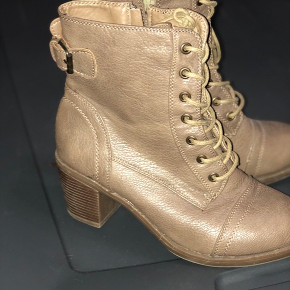 Taupe mid calf boots - Picture 6 of 6